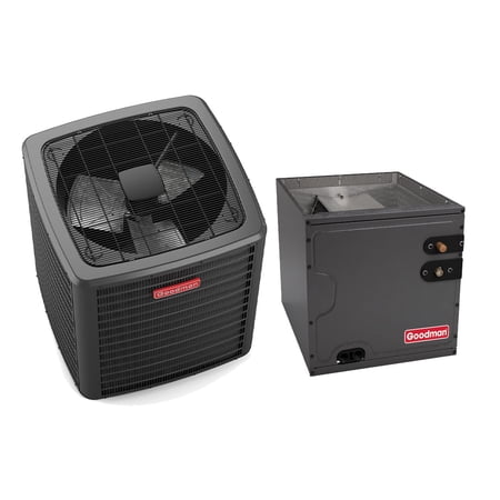 Goodman 3 Ton 15.2 SEER2 R-32 60,000 Btu 80% Afue 2-Stage Gas System - Free Thermostat Included