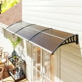 thumbnail image 2 of Outsunny Window Awning Door Canopy Front Door Outdoor Patio Cover, 2 of 10