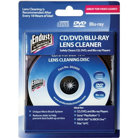 Endust For Electronics 262000 CD/DVD/Blu-ray/Game Console Lens Cleaner