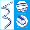 thumbnail image 1 of Regla de curva flexible, herramienta de medición flexible, regla de curva suave de plástico (30 cm, 60 cm) 2 piezas XianweiShao 8390606423221, 1 of 1