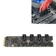 thumbnail image 1 of M.2 NVME To  Adapter Card, Powerful Chip High Speed M.2 NVME To  Converter Drive Free  For PC, 1 of 8