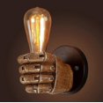 thumbnail image 1 of Antique Hand Wall Sconce Vintage Industrial Wall Lamp E27 Edison Bottom Bulb for Hallway, Kitchen, Bedroom, Cafe (Left Hand 1), 1 of 5