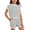 00-White14, variant on Lullu Girls Striped Short Sleeve T-Shirt Shorts Set Summer Casual 2Pcs Outfits, Sizes 6-14