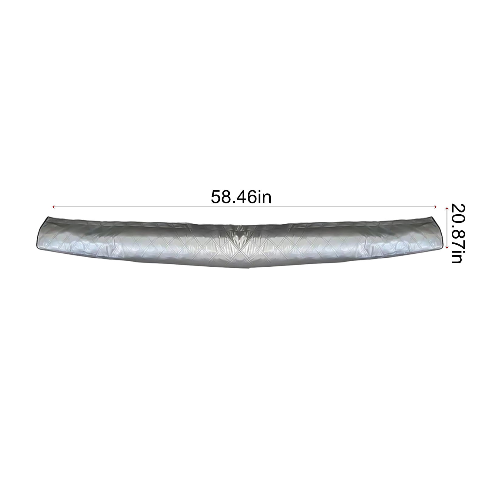 Portable AC Hose Cover for 5 in and 5.9 in Diameter Exhaust Hoses - Insulated AC Vent Cover Sleeve with Hook and Loop Closure