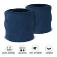thumbnail image 4 of Suddora Navy Headband & Wristbands Set., 4 of 6