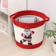 thumbnail image 5 of Cesta de almacenamiento portátil tejida con hilo para decoración navideña, cesta de almacenamiento de escritorio con diseño de reno navideño., 5 of 6