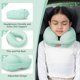 thumbnail image 3 of Almohada cervical de viaje Urnexttour para coche, espuma viscoelástica, verde, 3 of 6