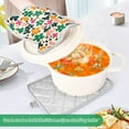 thumbnail image 3 of Yayeee Pot Holders Kitchen Heat Resistant with Pocket 7"x9.8" Cotton Oven Cooking Hot Pads, Floral Blooms, 3 of 7
