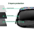 thumbnail image 4 of Lsque Cartoon colorful cute cat Pattern Laptop Bag – Portable & Slim Single-Shoulder Computer Case with Adjustable Strap, Protective, Lightweight for 13”/14”/15.6” Laptops, 4 of 8