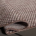thumbnail image 6 of Safavieh Courtyard Finnian Solid Indoor/Outdoor Area Rug, Natural/Black, 8' x 10' Round, 6 of 15