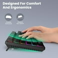 thumbnail image 4 of RaceGT Wired Mechanical Keyboard, 104 Keys Full Size LED Backlit Keyboard with Red Switch, RGB Light Up USB Computer Gaming Keyboard for Windows Laptop PC Mac Xbox Gamer, Black, 4 of 8