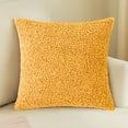 thumbnail image 4 of Yoloke Faux Fur Decorative Throw Pillow Covers Soft Plush Cushion Case with Zipper Boho Pillowcase for Home Living Room Couch Bedroom Bed Sofa 18 x 18 Inch, 4 of 5