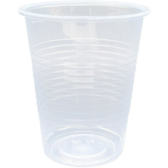 Genuine Joe Plastic Cup 12 oz 1000/CT Translucent 10435