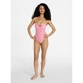 thumbnail image 3 of No Boundaries Keyhole One-Piece Swimsuit, Women's XXS-XXL, 3 of 8