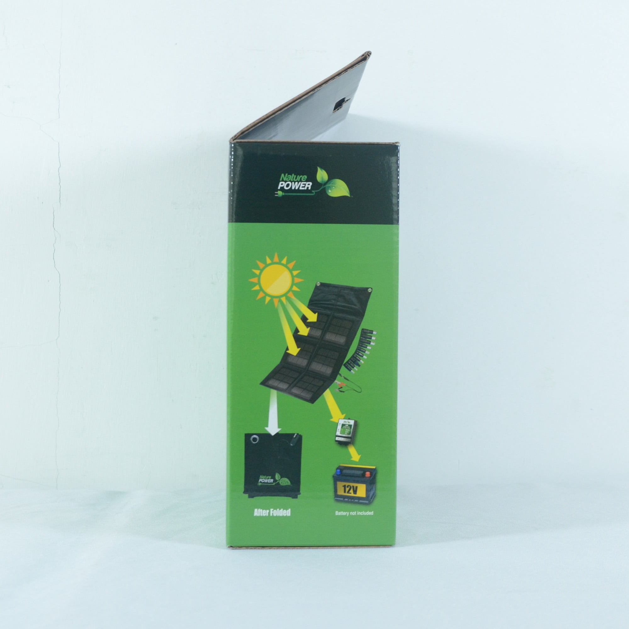 Nature Power (55020) 18-Wat Folding Solar Panel with 8 Amp Charge Controller
