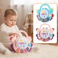 thumbnail image 2 of Cartoon Keyboard Piano Board Game for Kids with Flashing Lights and Animal Sounds, Musical Instrument for Babies, 2 of 8