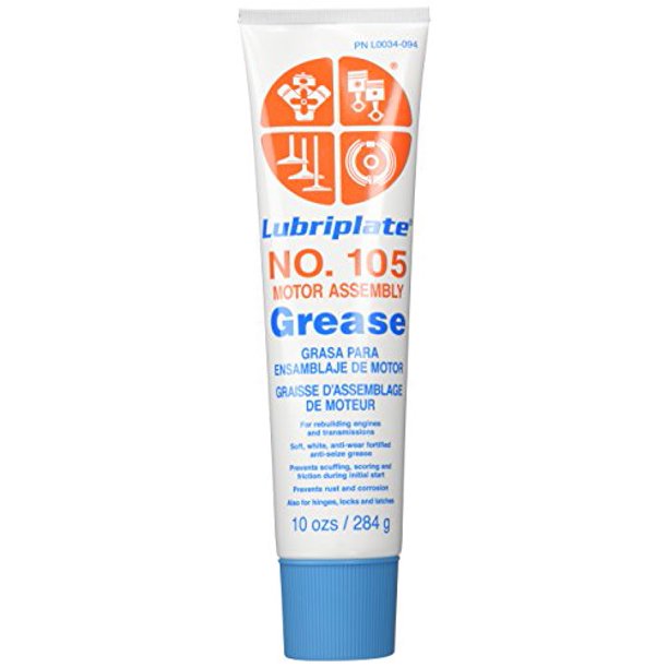 Lubriplate L0034094 No. 105 Motor Assembly Grease, 10 oz