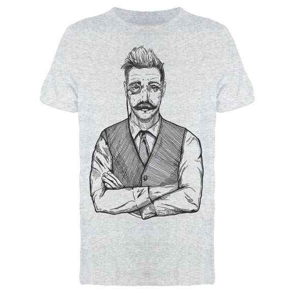 Man Wearing A Monocycle Tee Men's -Image by Shutterstock