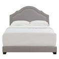 thumbnail image 1 of Home Fare Full One Box Shaped Back with Nail Trim Bed  Smoke Gray, 1 of 2