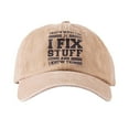 thumbnail image 2 of Boys' Printing I Fix Stuff Baseball Hat Cute Vintage Adjustable Kids Dad Cap, 2 of 4