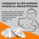thumbnail image 2 of 925 Pure Silver Nipple Shields, Silver Cups For Breastfeeding, Breast Shields For Nursing Newborns, Essentials Nipple Guards And Pads JP, 2 of 5