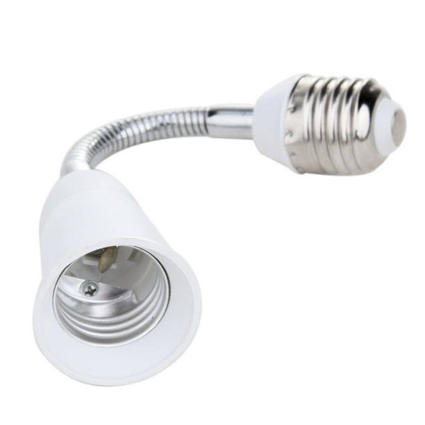 Bombilla LED E27 Portalámparas Adaptador de extensión flexible Zócalo (30 cm) Tmvgtek Iluminación del hogar multifuncional