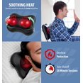 thumbnail image 5 of Pillow massager, back, neck, shoulder heating, ZMA-13-BK, 1, 5 of 5