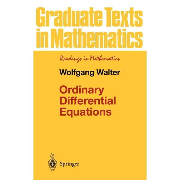 Graduate Texts in Mathematics Ordinary Differential Equations, Book 182, (Hardcover)