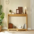 thumbnail image 4 of Kadyn Console Desk Table, Console Table, Entryway Table, 70.1" Narrow Wooden Console Sofa Table for Entranceways, Corridors, and Front Door, Natura, 4 of 10
