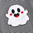 thumbnail image 5 of Wonitaaizi Halloween Baby Clothes Newborn Boy Pumpkin Romper Sweatshirt Fall Outfit(3-6 Months,Black), 5 of 5