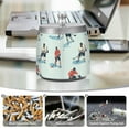 thumbnail image 6 of Yayeee Ashtray with Lid for Cigarette Smokeless Stainless Steel Home Ash Holder, Ice Play, 6 of 7