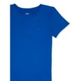 thumbnail image 3 of Athletic Works Girls Short Sleeve Active Cutout Tee, Sizes 4-18 & Plus, 3 of 3