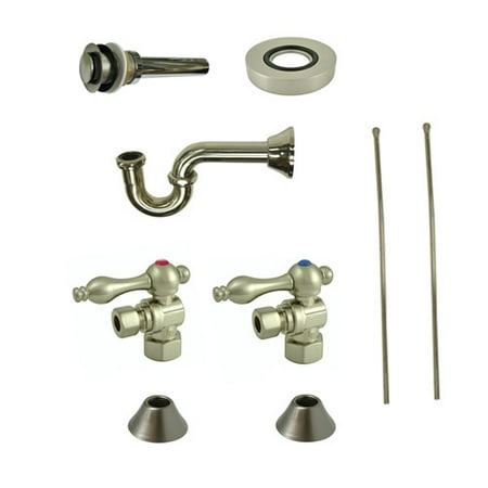 UPC 663370141454 product image for Kingston Brass CC43108VKB30 Traditional Plumbing Sink Trim Kit with P Trap for V | upcitemdb.com