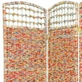 thumbnail image 3 of Oriental Furniture 4 ft. Tall Recycled Magazine Room Divider - 4 Panel, 3 of 3