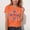 Orange, variant on Frnrwgo Girls Red White and Blue T-shirts Boys American Flag Shirt Patriotic Top Short Sleeve Tees 3-16 Years, Black