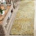 thumbnail image 4 of Safavieh Martha Stewart by  Palm Leaf Wool Rug Wrought/Iron 9'  x  12' 9' x 12' Indoor,Handmade Living Room,Bedroom,Dining Room Rectangle, 4 of 5