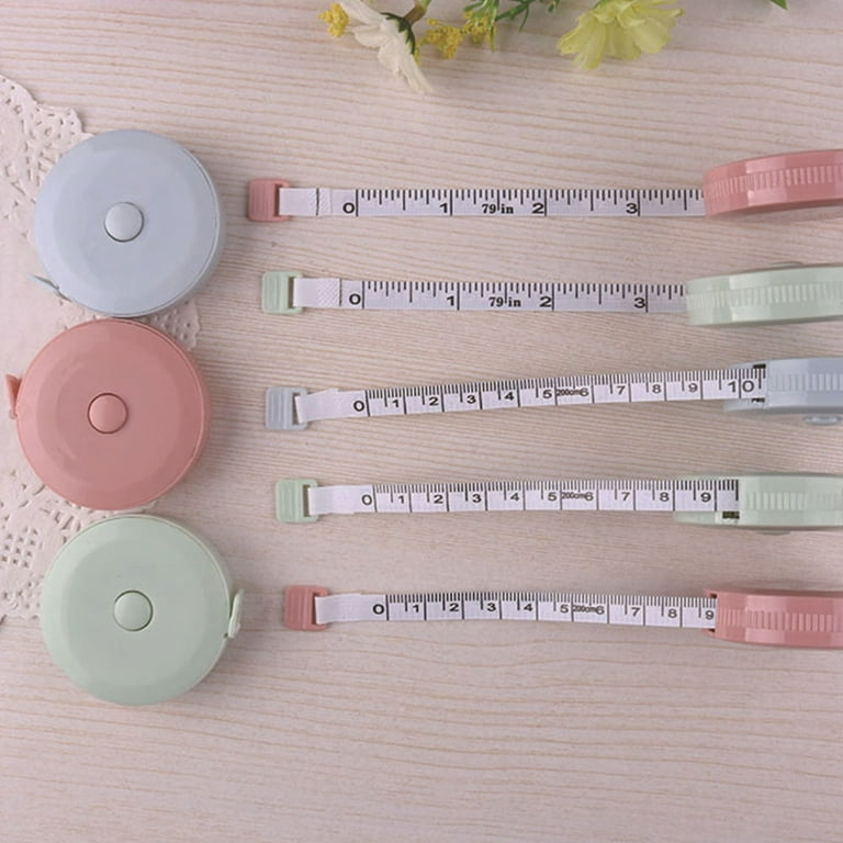 MEASURING TAPE BODY WAIST WEIGHT HEIGHT DRESS FABRIC SEWING TAILOR