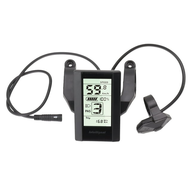 Panel de pantalla LCD para bicicleta eléctrica, 24 V, 36 V, 48 V, 52 V, pantalla S, confiabilidad excepcional