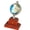 1pcs, variant on Realistic Miniature Earth Sphere Small World Globle for Dollhouses Decoration and Childrens Educational Playtimes