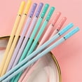 thumbnail image 4 of Gnwei Chopsticks Reusable Dishwasher Safe, 7.3 inches Premium Non-slip Lightweight Fiberglass Chop Sticks, Japanese Chinese Chopstick Gift Set for Party, 5 Pairs, 4 of 9