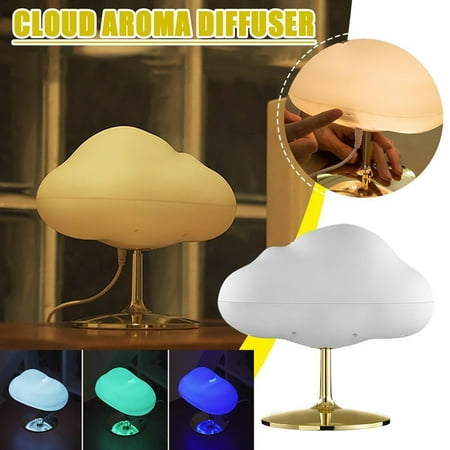 Cre-Heaven Cloud Aroma Diffuser Sleep Aid,Home Essential Oil Diffuser with Colorful Lights Small Air Humidifier Night Light for Bedroom Use for 8 Hours