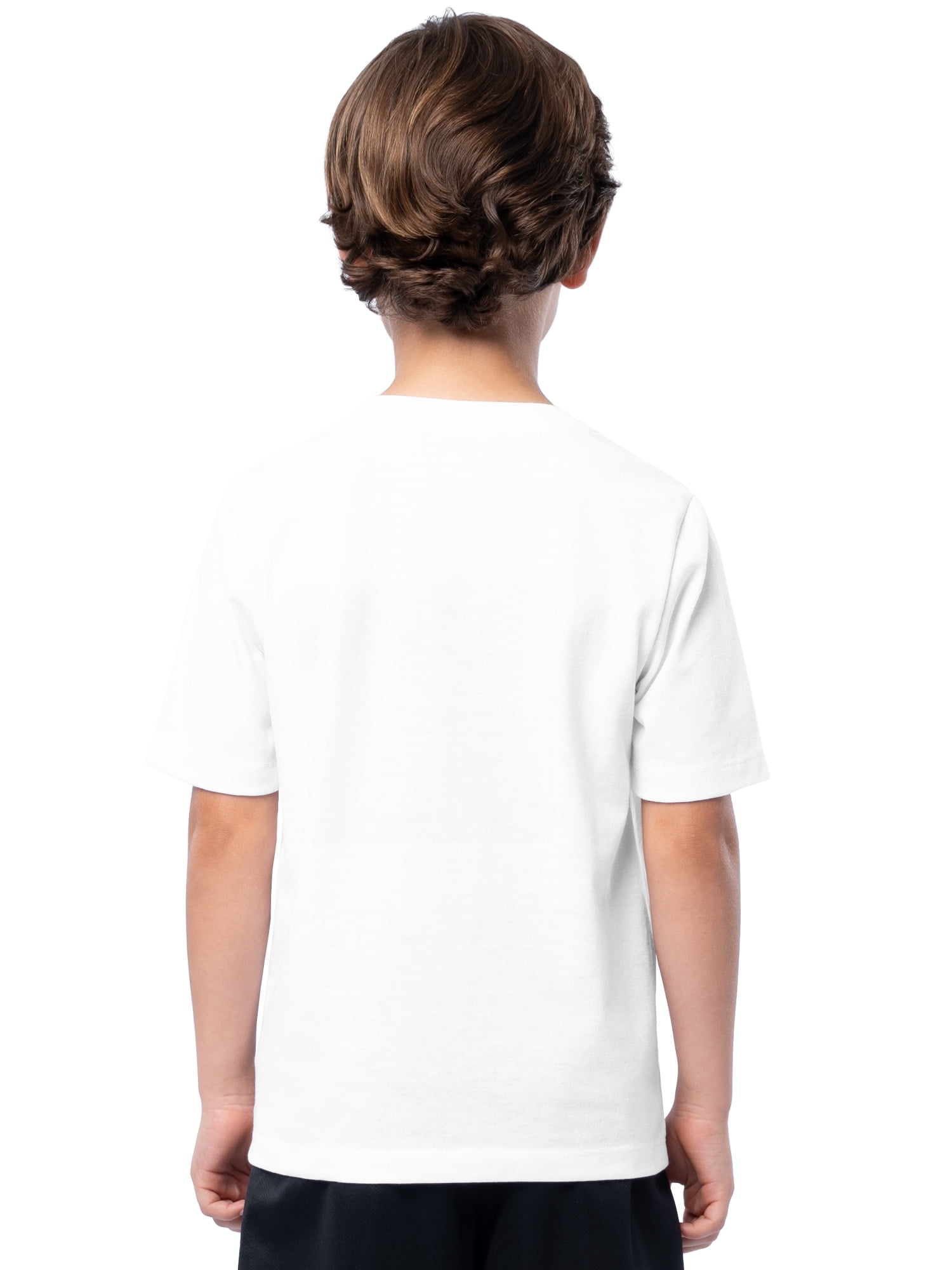 Athletic Works Boys Short Sleeve Graphic T-Shirt, Sizes 4-18 & Husky