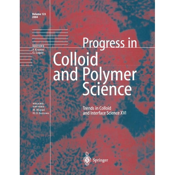 Progress in Colloid and Polymer Science Trends in Colloid and Interface Science XVI, Book 123, (Paperback)