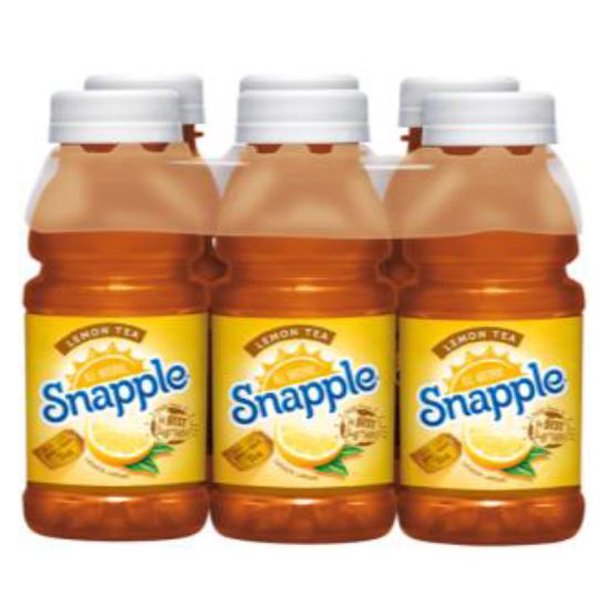 Snapple Lemon Tea 8 Oz Plastic Bottles Pack of 24