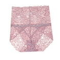 thumbnail image 3 of HUPOM High Waisted Underwear For Women Tummy Control Underwear High Waist Leisure None Elastic Waist Pink XL, 3 of 4