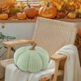 thumbnail image 6 of Plush Pumpkin Pillow 15.7 inch Simulated 3D Cushion Stuffed Pumpkin Toy Pillows Fall Decorations for Thanksgiving Christmas Halloween Bedroom Sofa Couch, Large Size, 6 of 7
