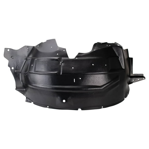 TRQ Front Left Inner Fender Liner Black Drivers Side Fits Select 2000-2003 Ford Excursion 1999-2004 F-250 Super Duty F-350 Super Duty FO1246108