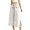 Beige, variant on Womens Breathable Front Pocket Cropped Trousers Asian Style Casual Daily Comfort Pants for Women Size M