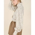 thumbnail image 3 of Ruffled Collar Floral Blouse, 3 of 7