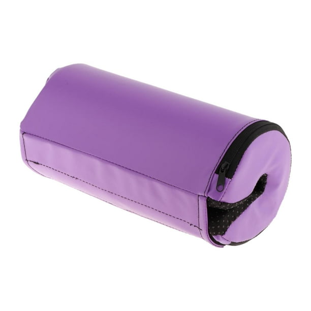 Almohadilla para barra de gimnasia, funda protectora, cojín de barra desmontable, almohadilla suave para barra de gimnasio para entrenamiento de barra Púrpura